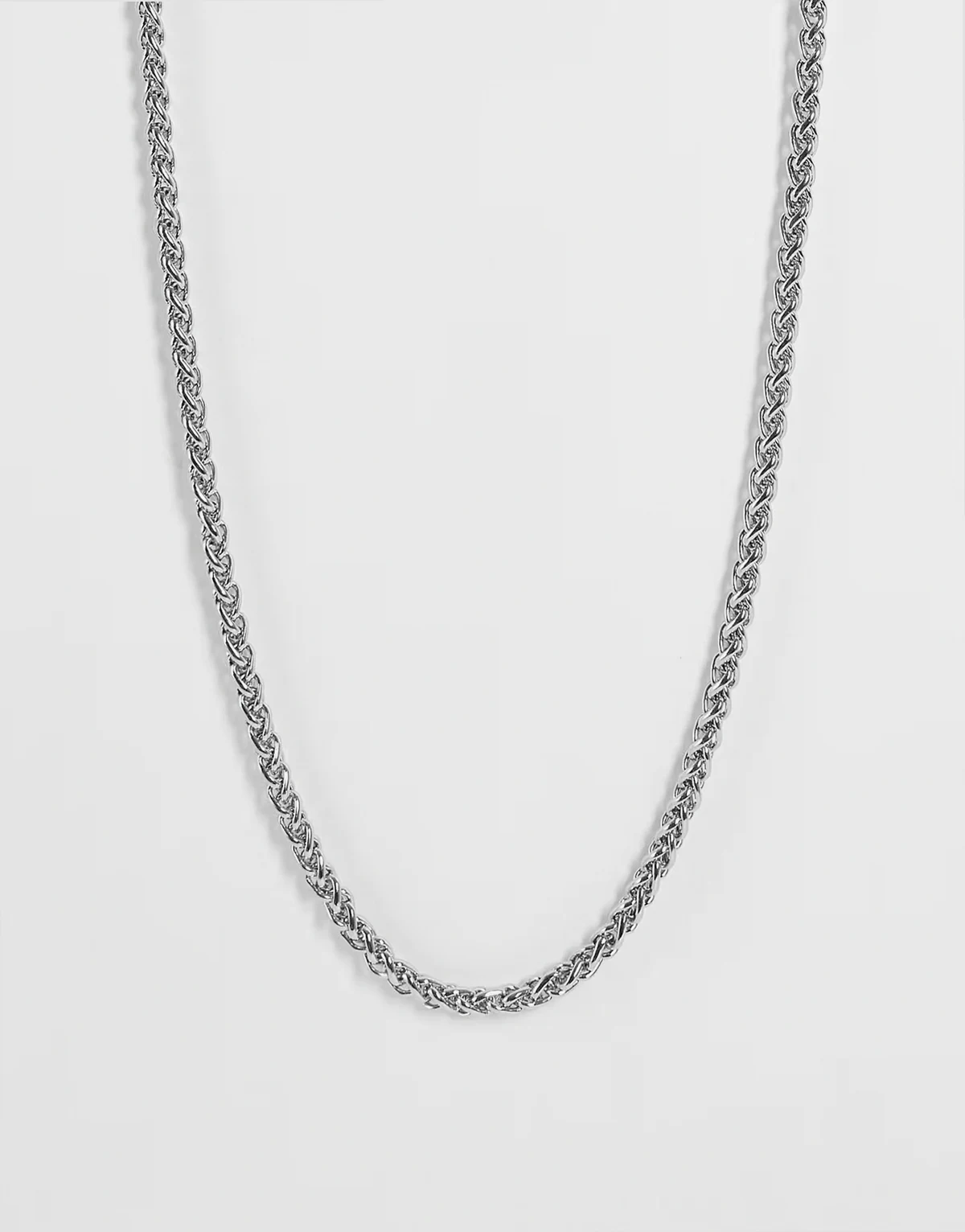 – Unisex – Halskette in Silber-Optik