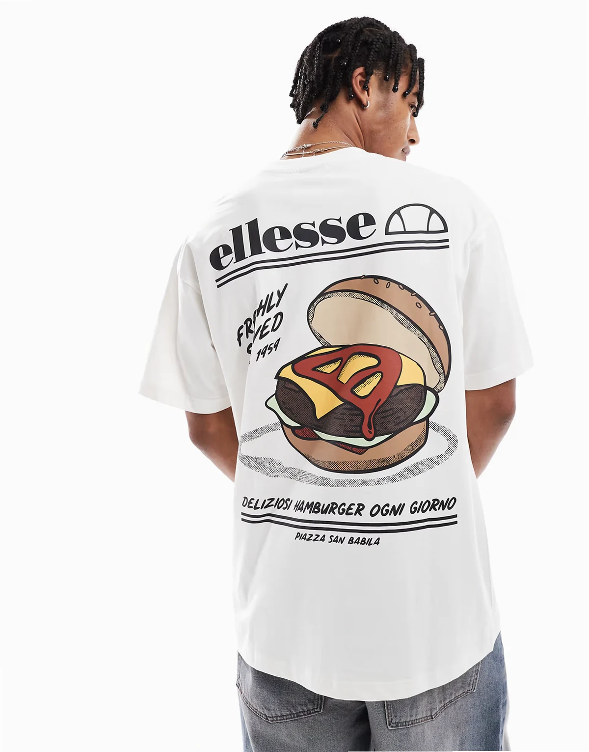 Byronso T-shirt in off white