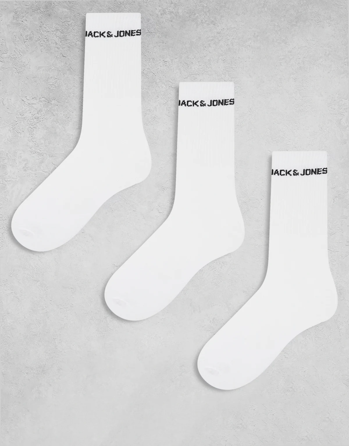 – 3er-Pack Tennissocken in Weiß mit Logo