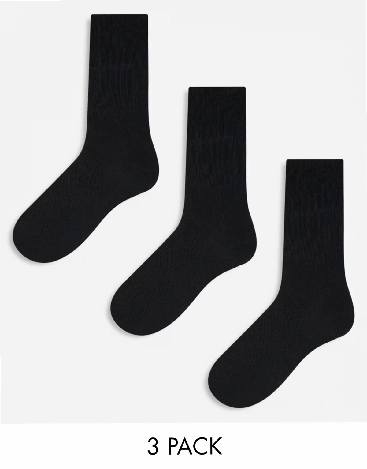 – 3er-Pack Tennissocken in Schwarz