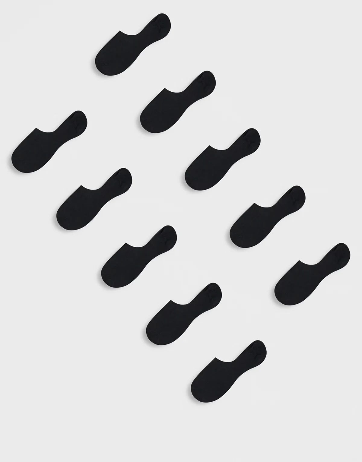– 10er-Pack Füßlinge in Schwarz
