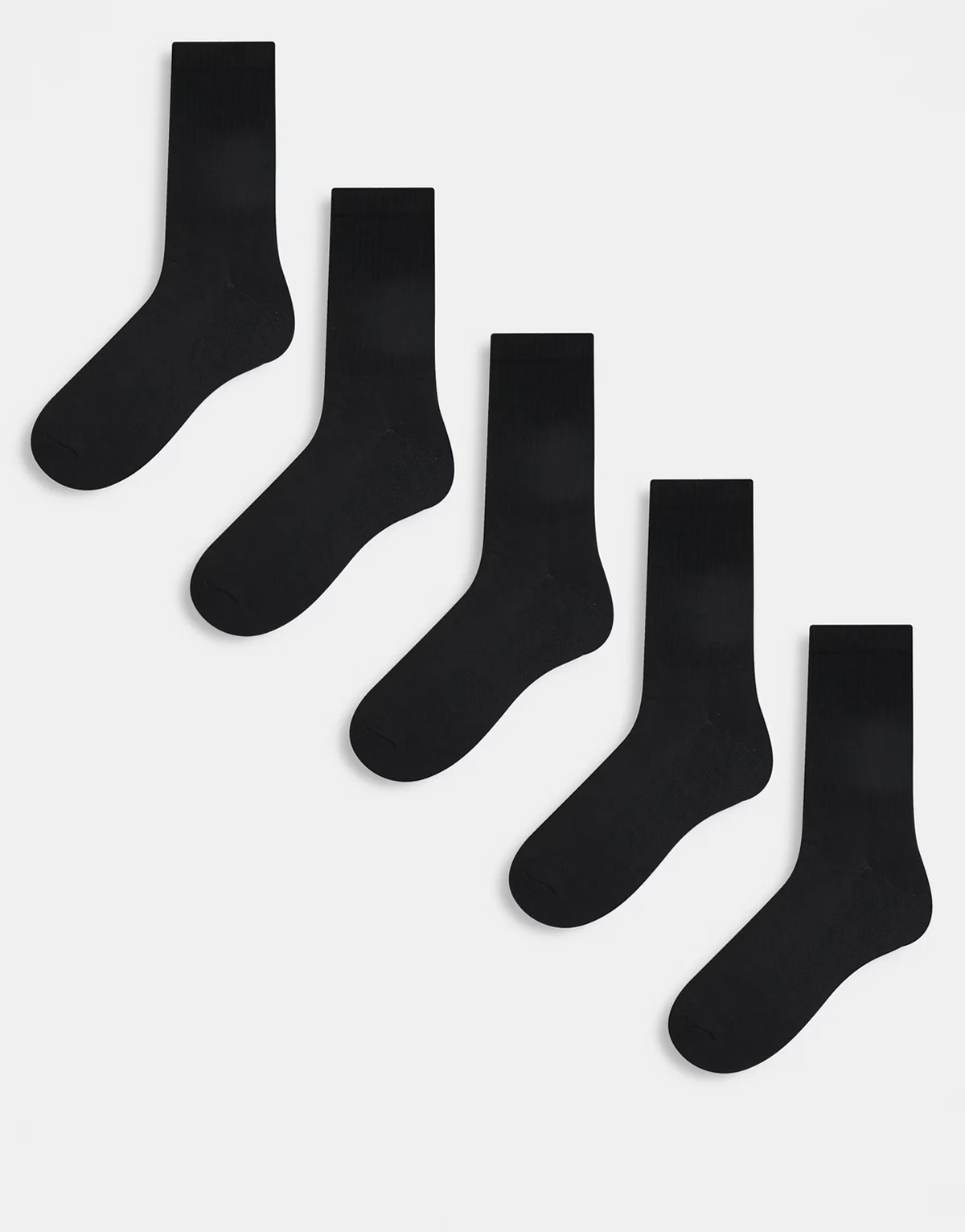 – Sportsocken im 5er-Pack in Schwarz