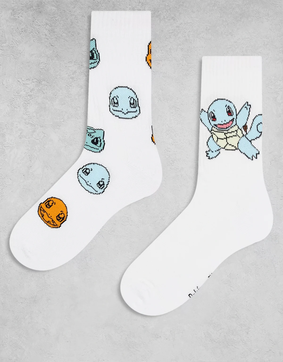 – 2er-Pack Socken in Weiß mit Pokémon-Grafik