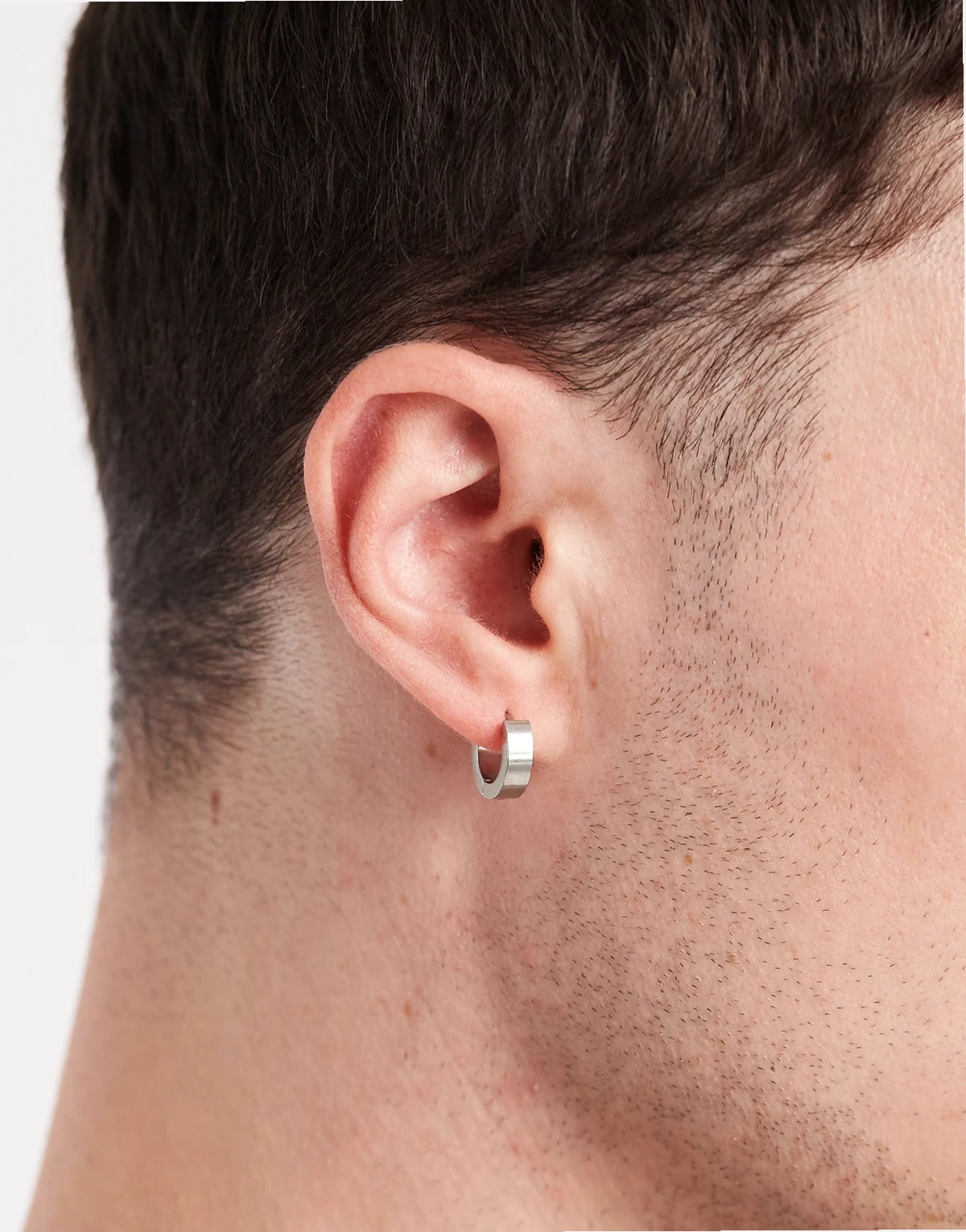 – Creolen aus Edelstahl, 12 mm