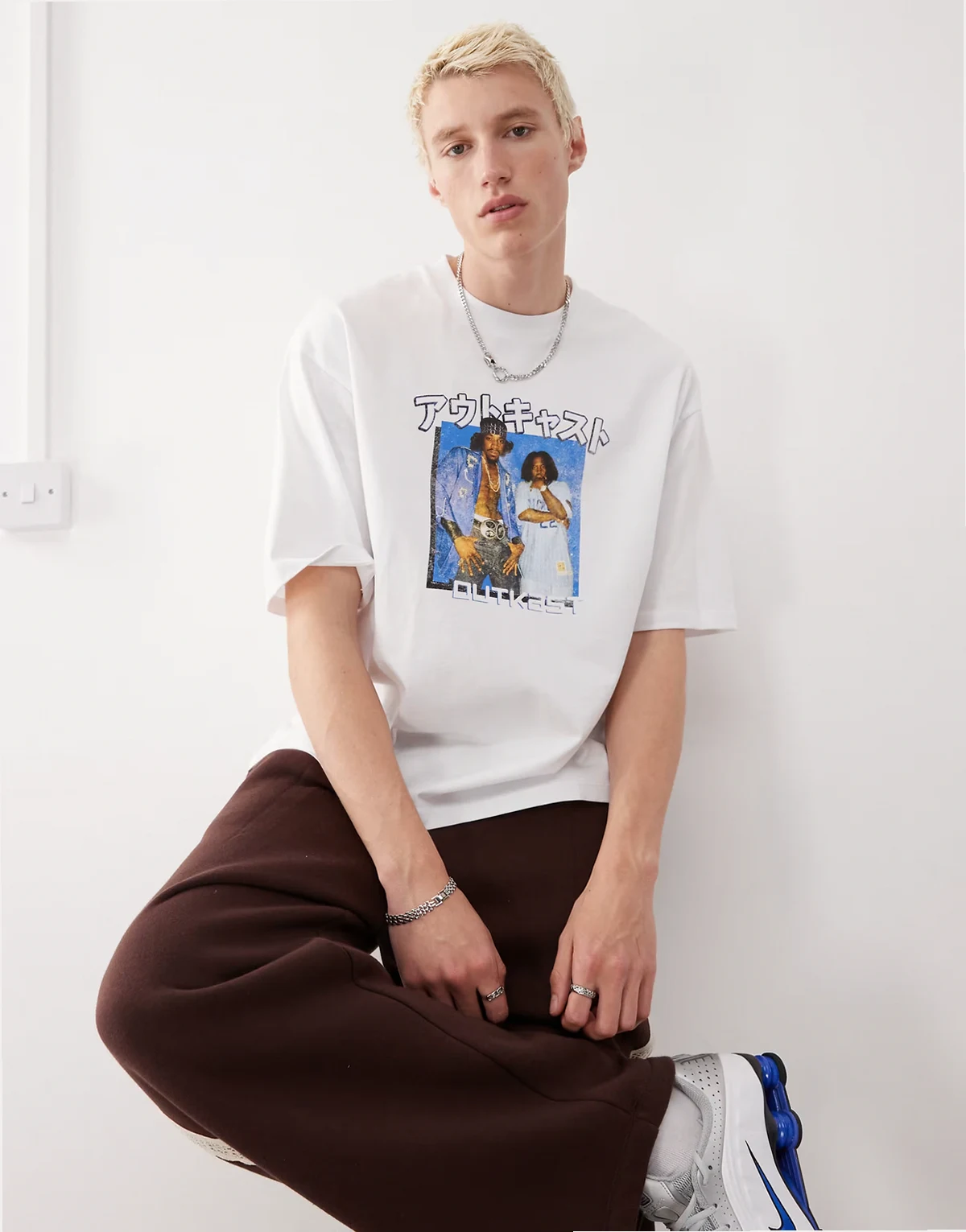 boxy skater festival T-shirt with photographic official OUTKAST print