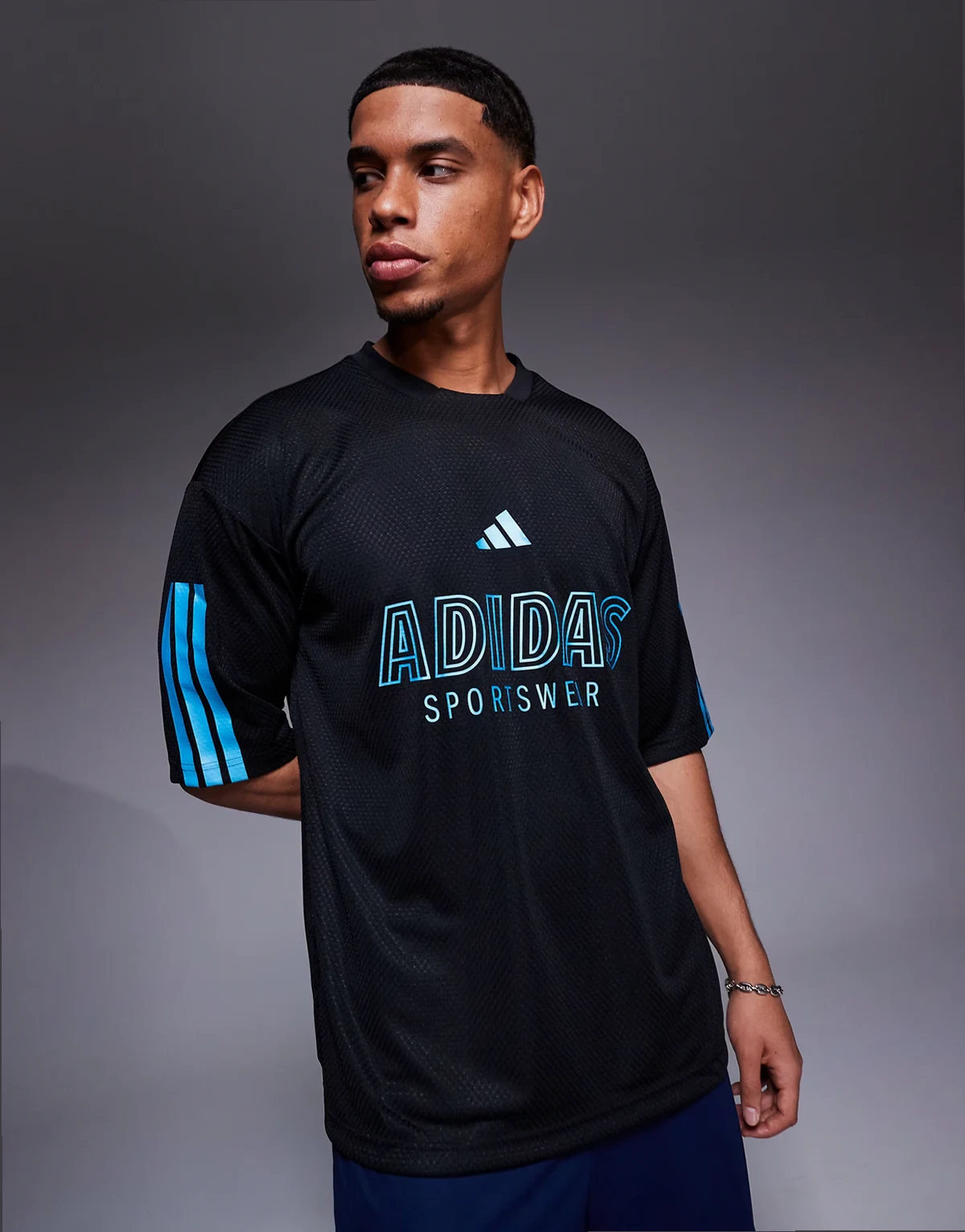 adidas Soccer Tiro jersey in black