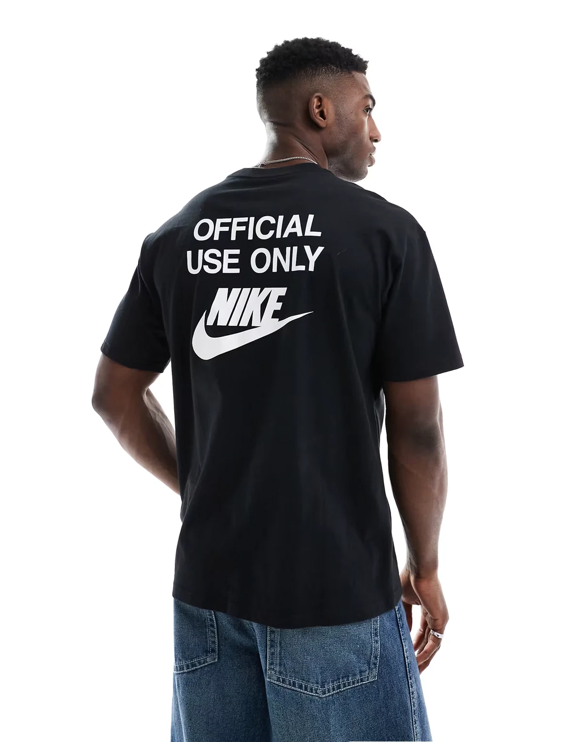 "Official Use Only" graphic T-shirt in black