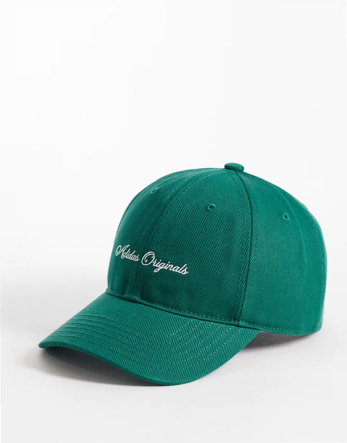 Signature strapback cap in dark green