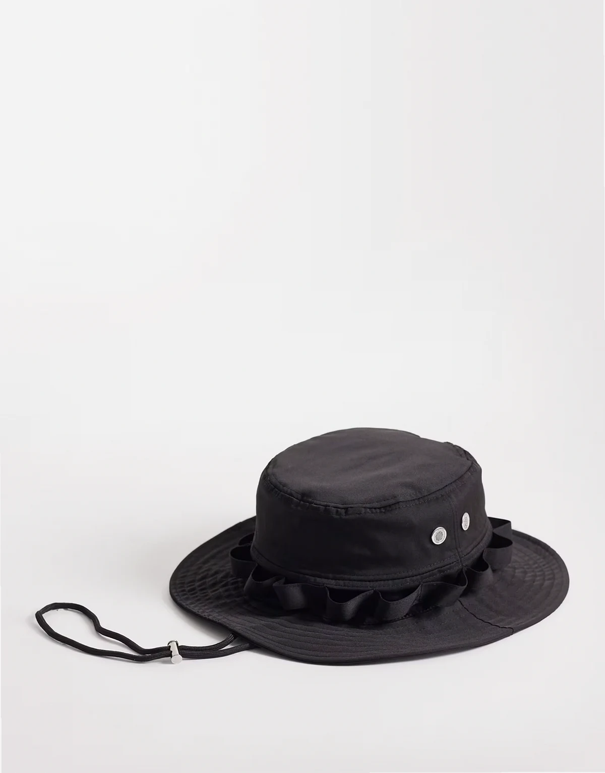 – Boonie-Anglerhut aus Nylon in Schwarz