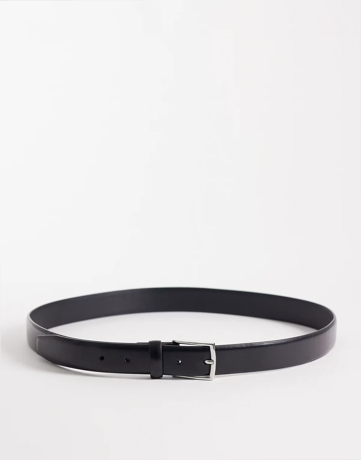 – Classic – Czarny pasek ze skóry 100%