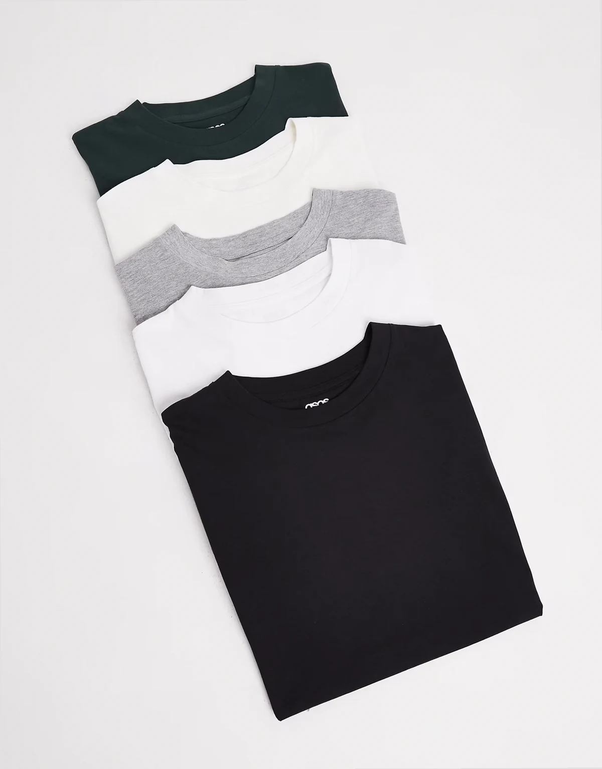 – Essentials – Zestaw 5 T-shirtów oversize w różnych kolorach