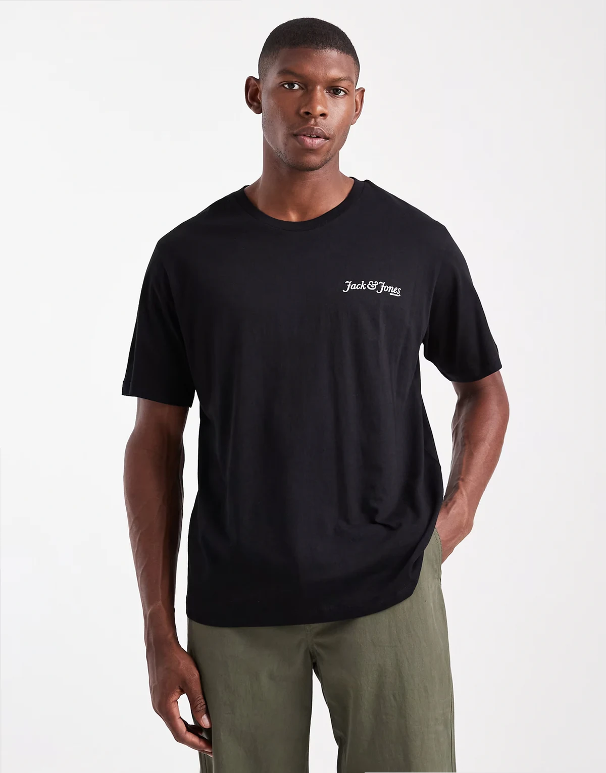 logo t-shirt in black