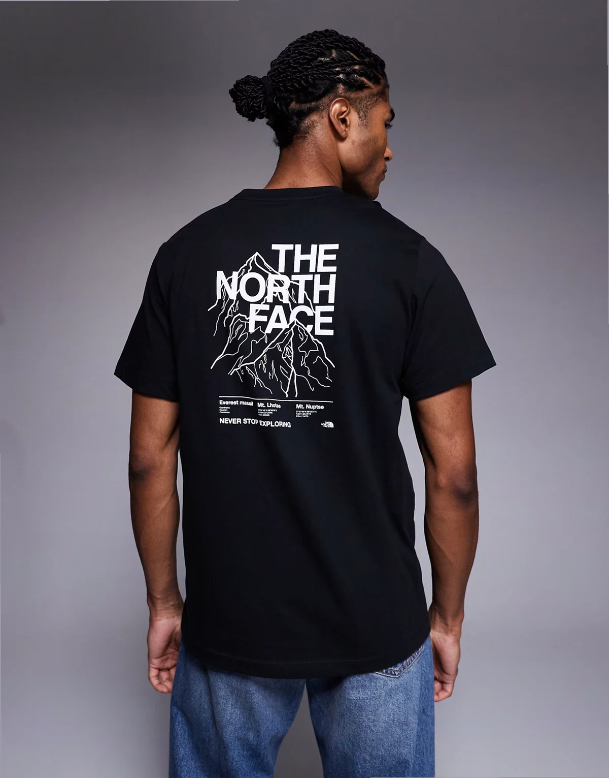 Evolution Half Dome back print T-shirt in black