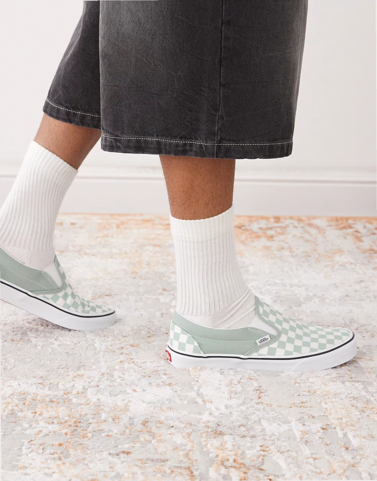 Classic Slip-On sneakers in sage green