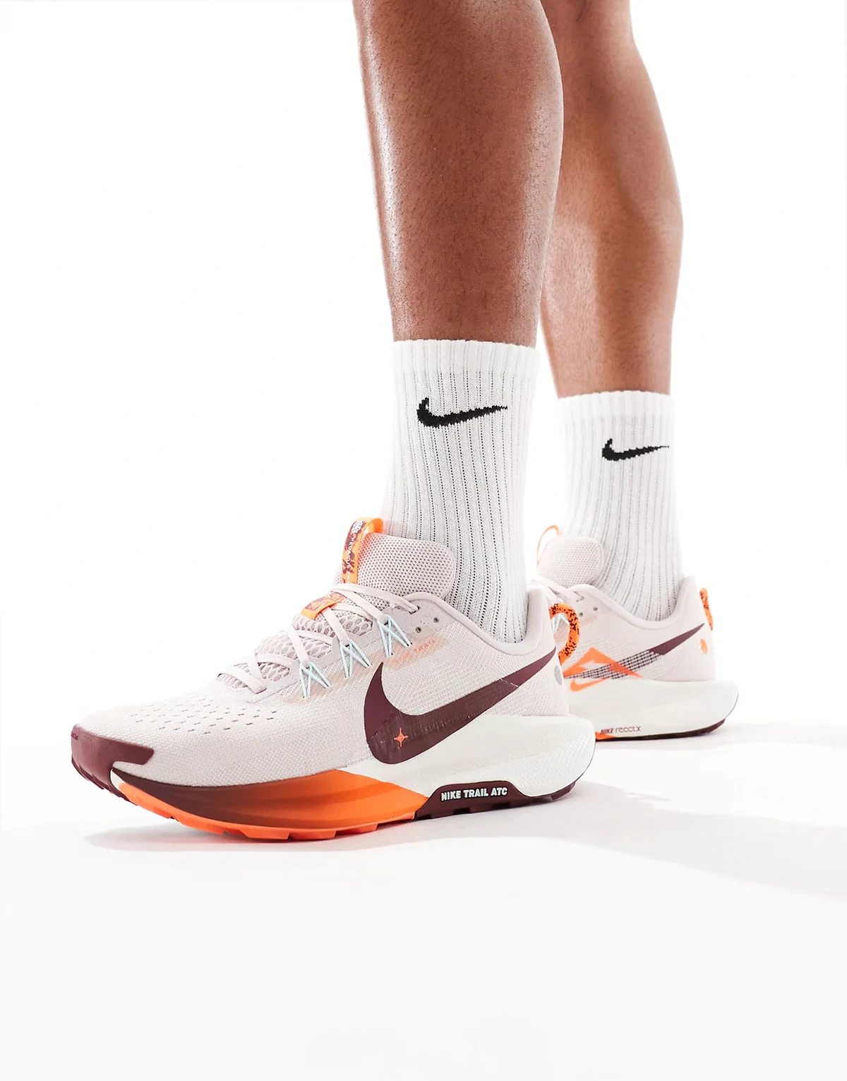 Nike Pegasus Trail 5 running sneakers in red