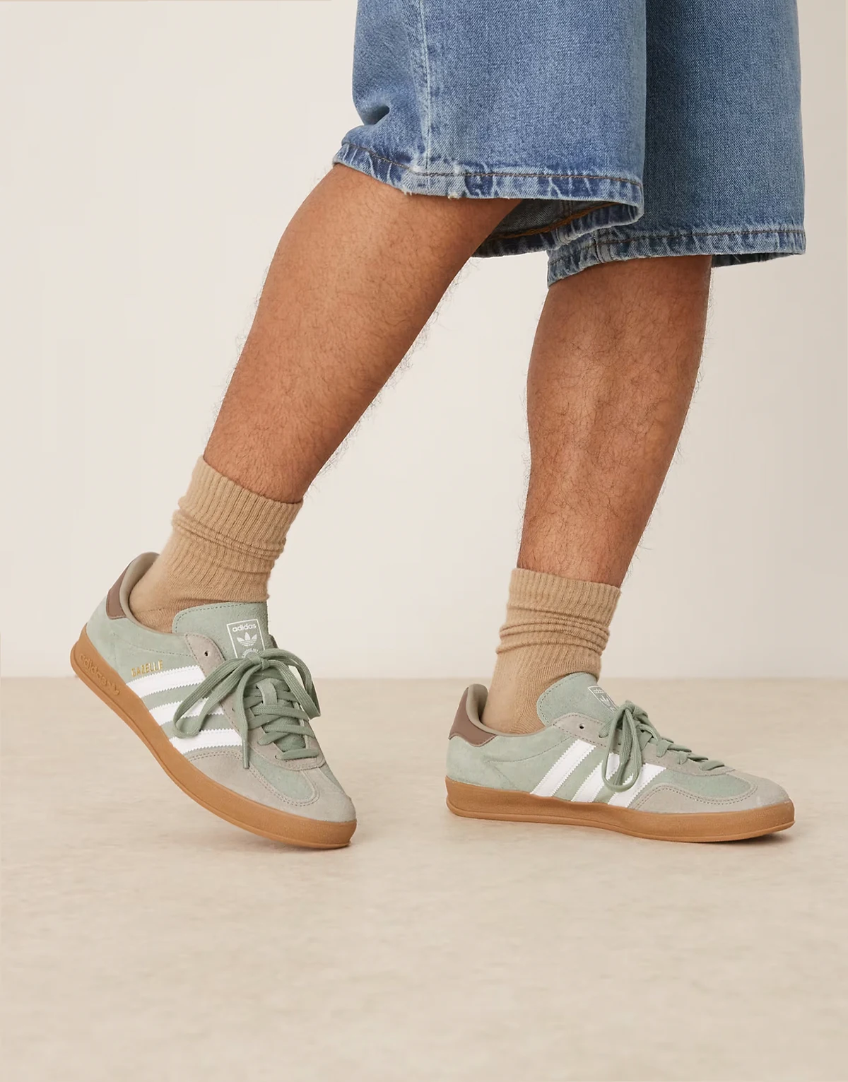 Gazelle indoor sneakers in sage green