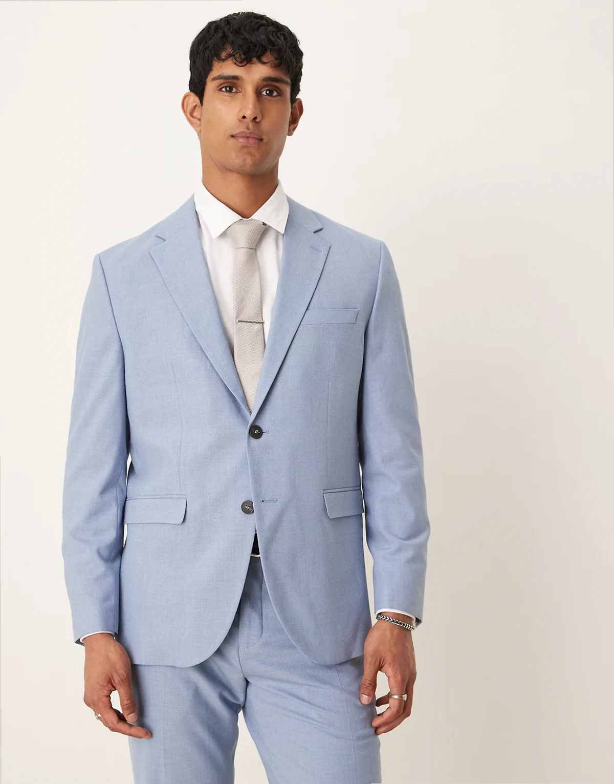 Liam regular fit blazer in light blue