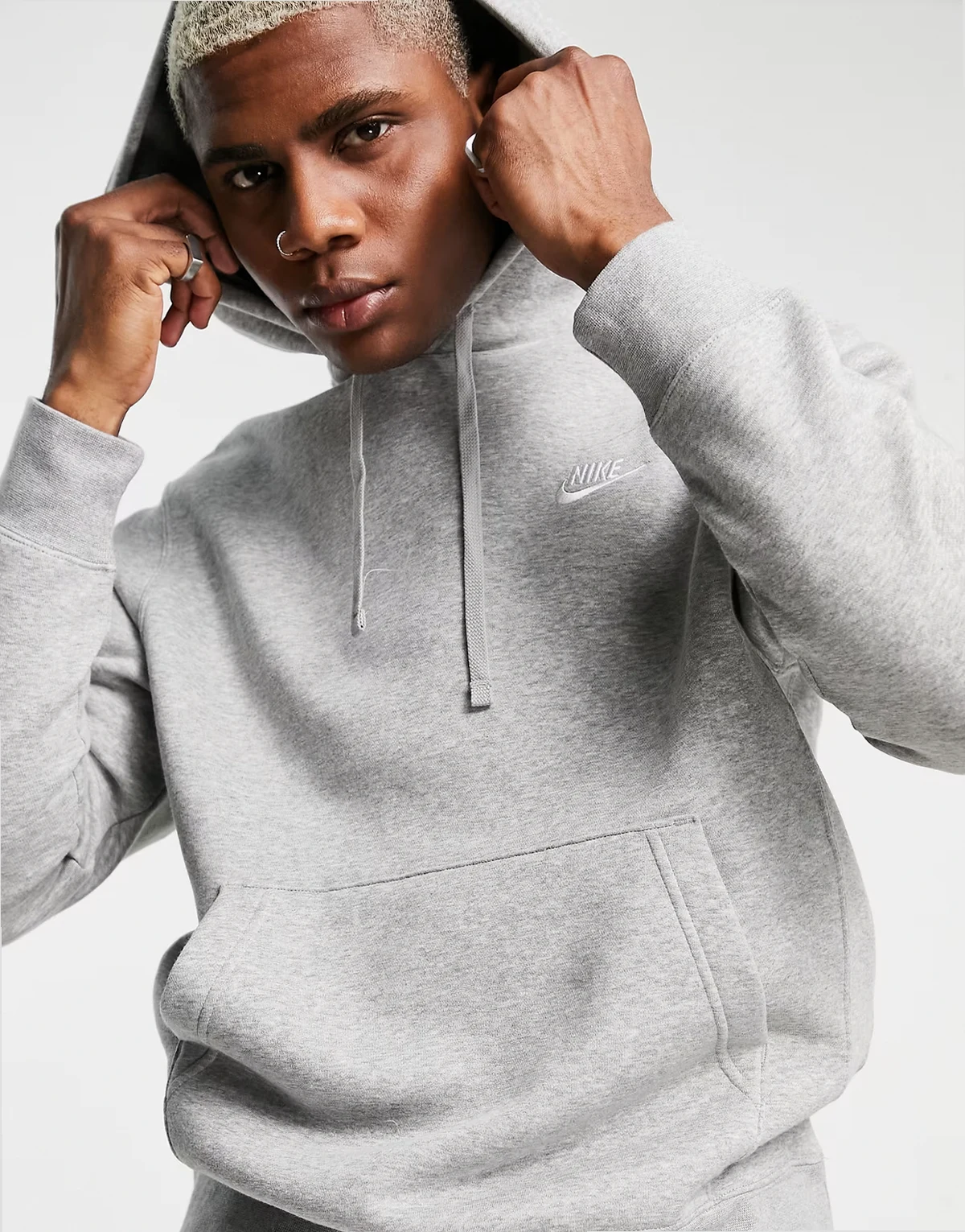 Club Fleece hoodie in gray heather