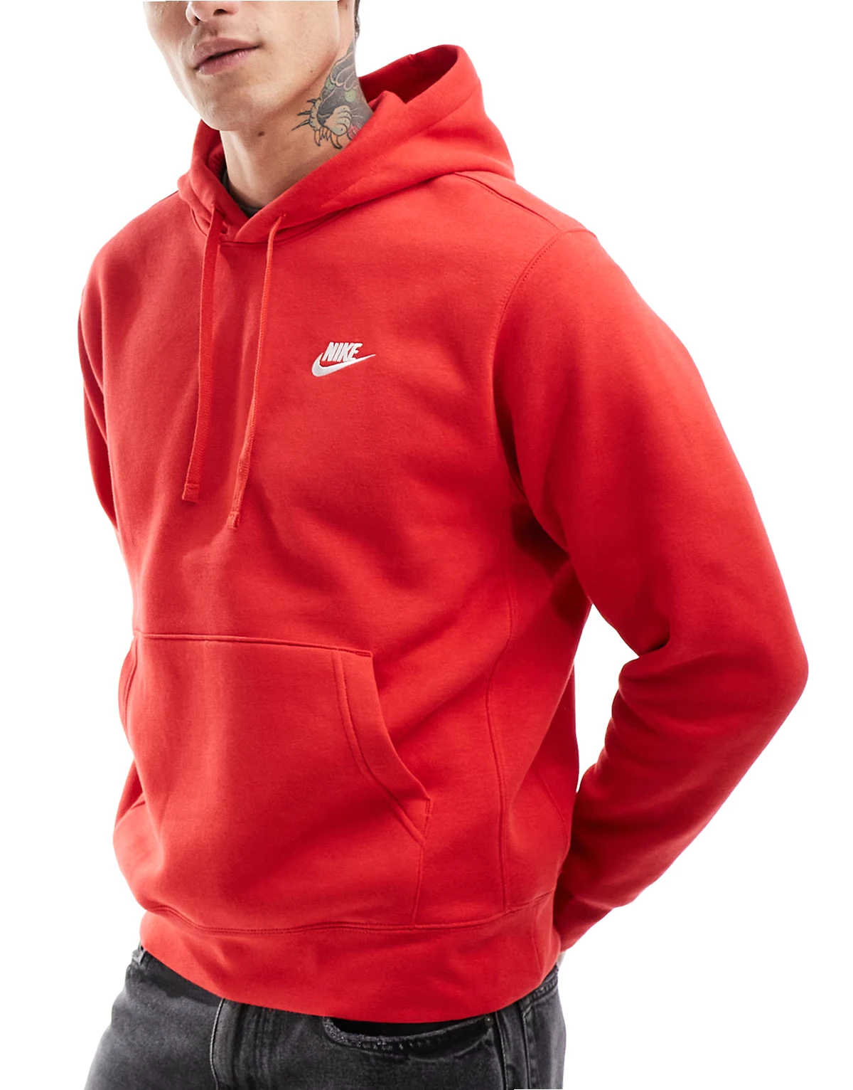 Club unisex hoodie in red
