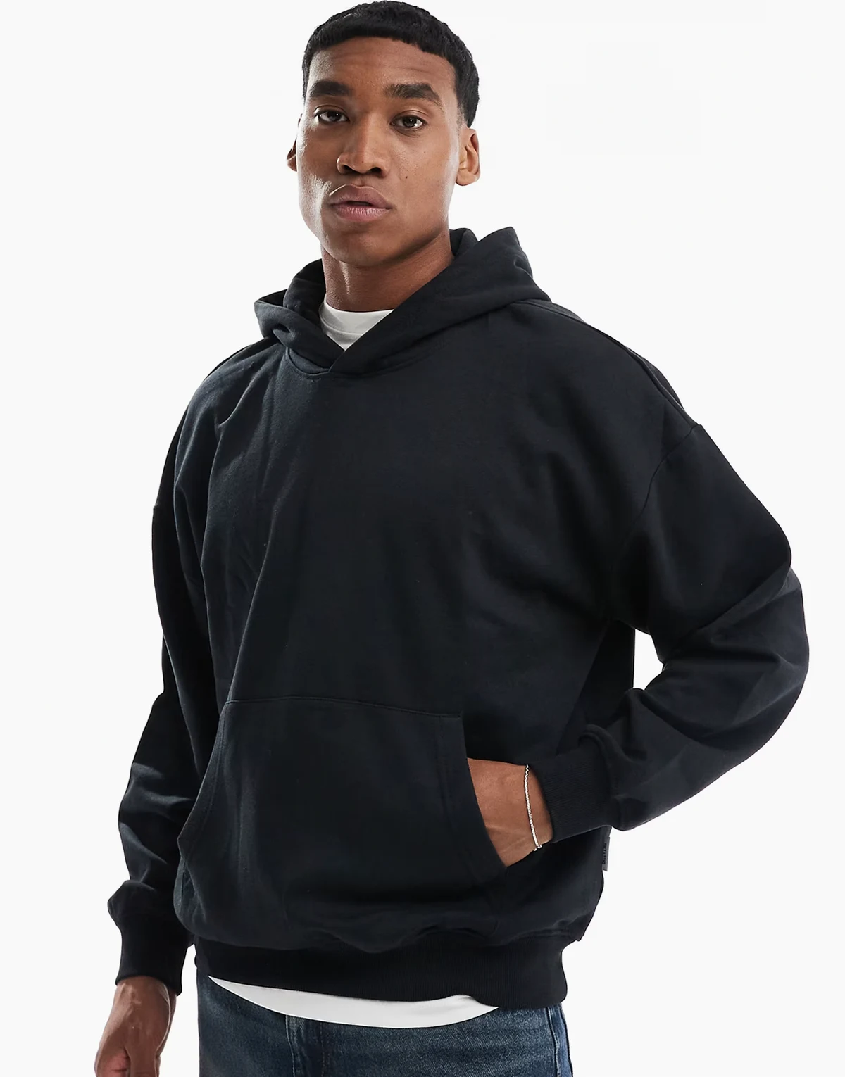 oversized hoodie in black