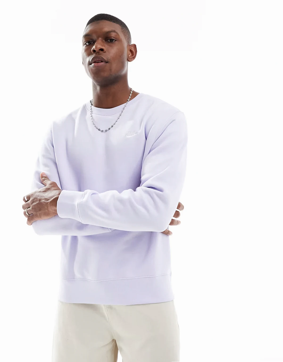 Club sweatshirt in purple