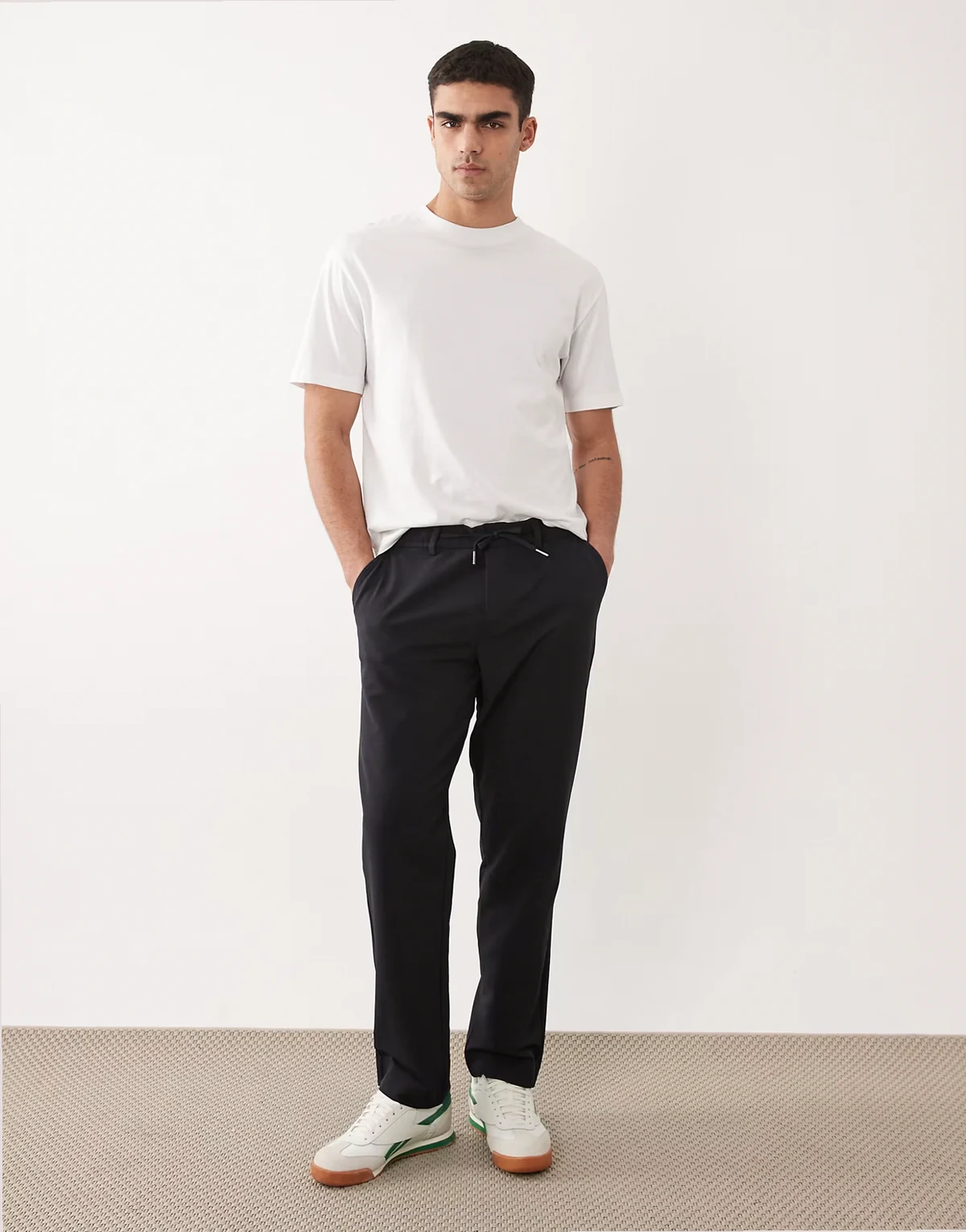 Kane smart sweatpants in navy