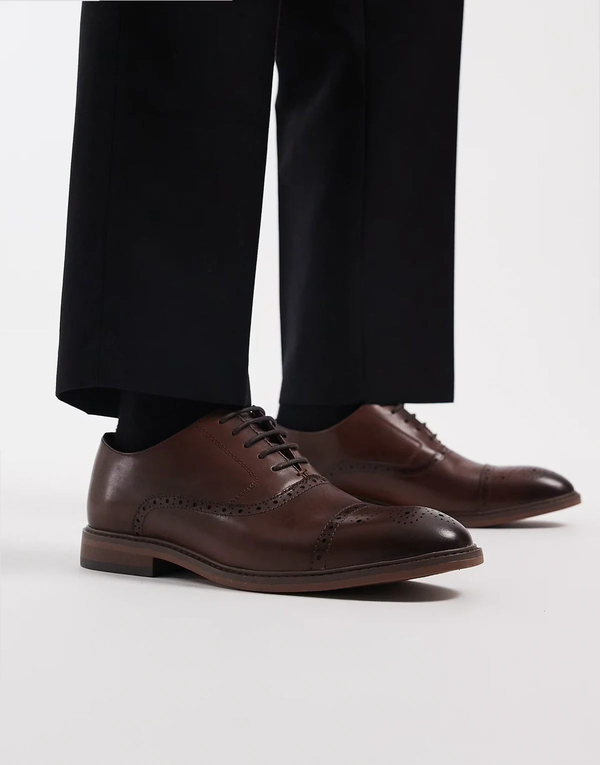 – Raven – Budapester aus Leder in Braun