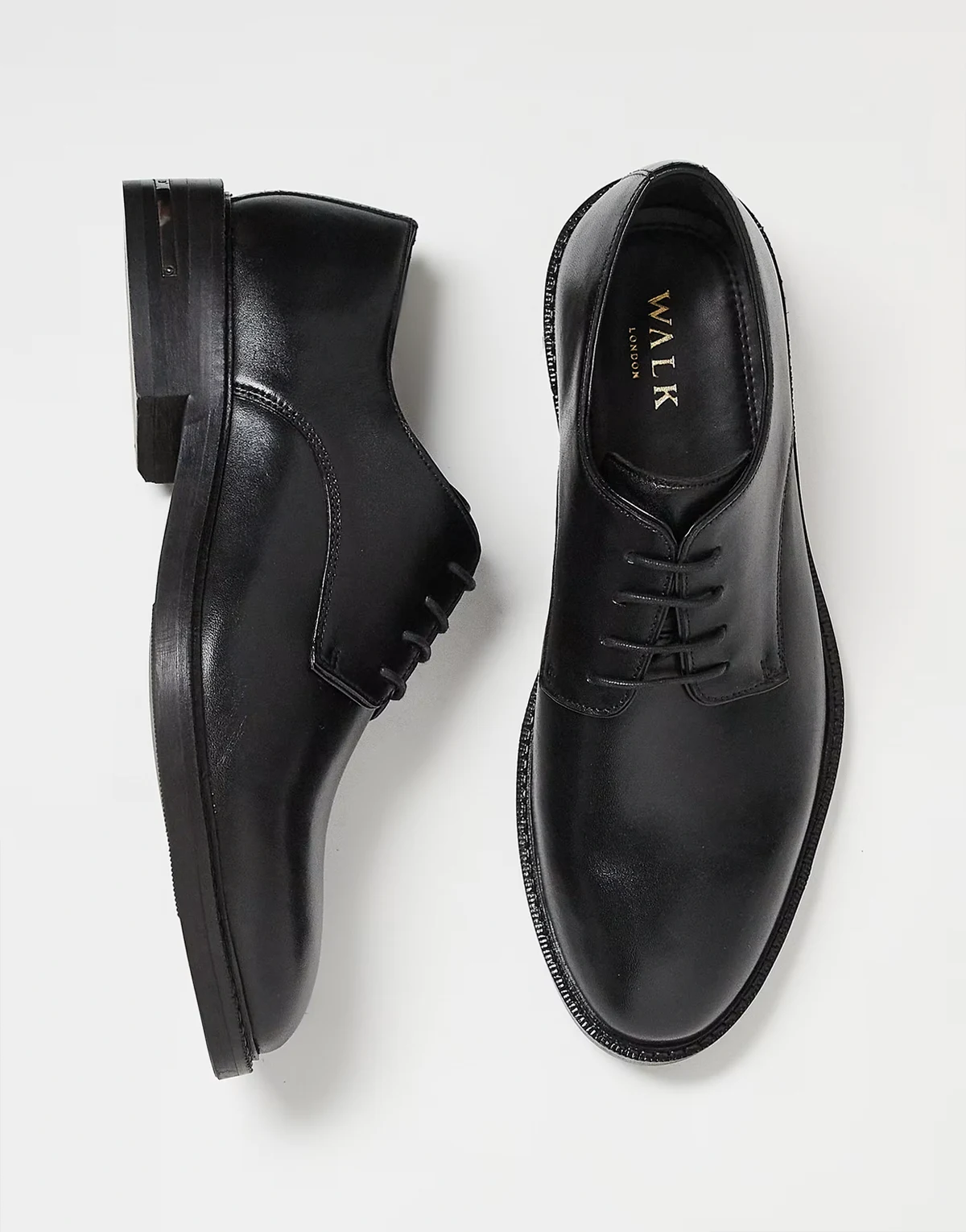 – Oliver – Schnürschuhe aus schwarzem Leder