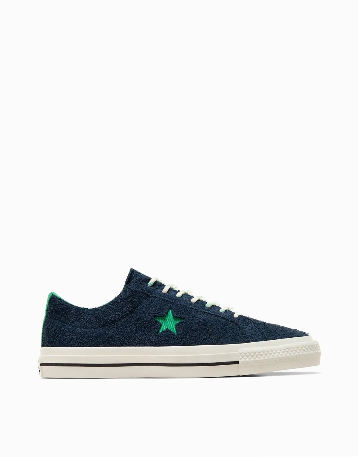 One Star Pro suede sneakers in navy with green detail