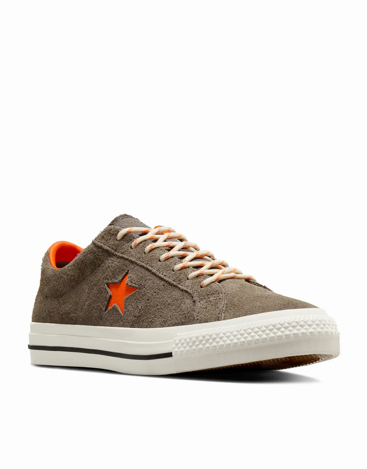 One Star Pro Ox Suede sneakers in gray with orange detail
