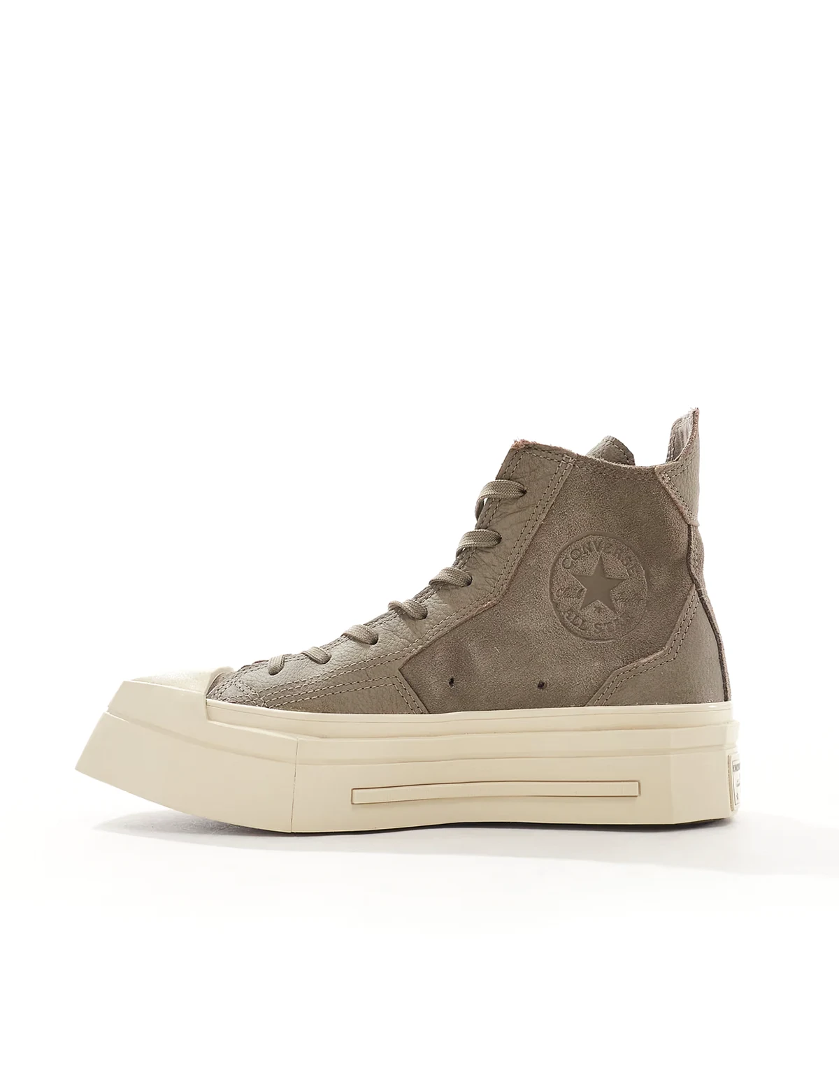 Chuck 70 De Luxe squared platform sneakers in brown