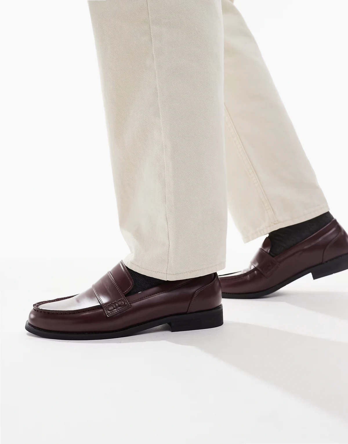 Hero loafers in burgundy