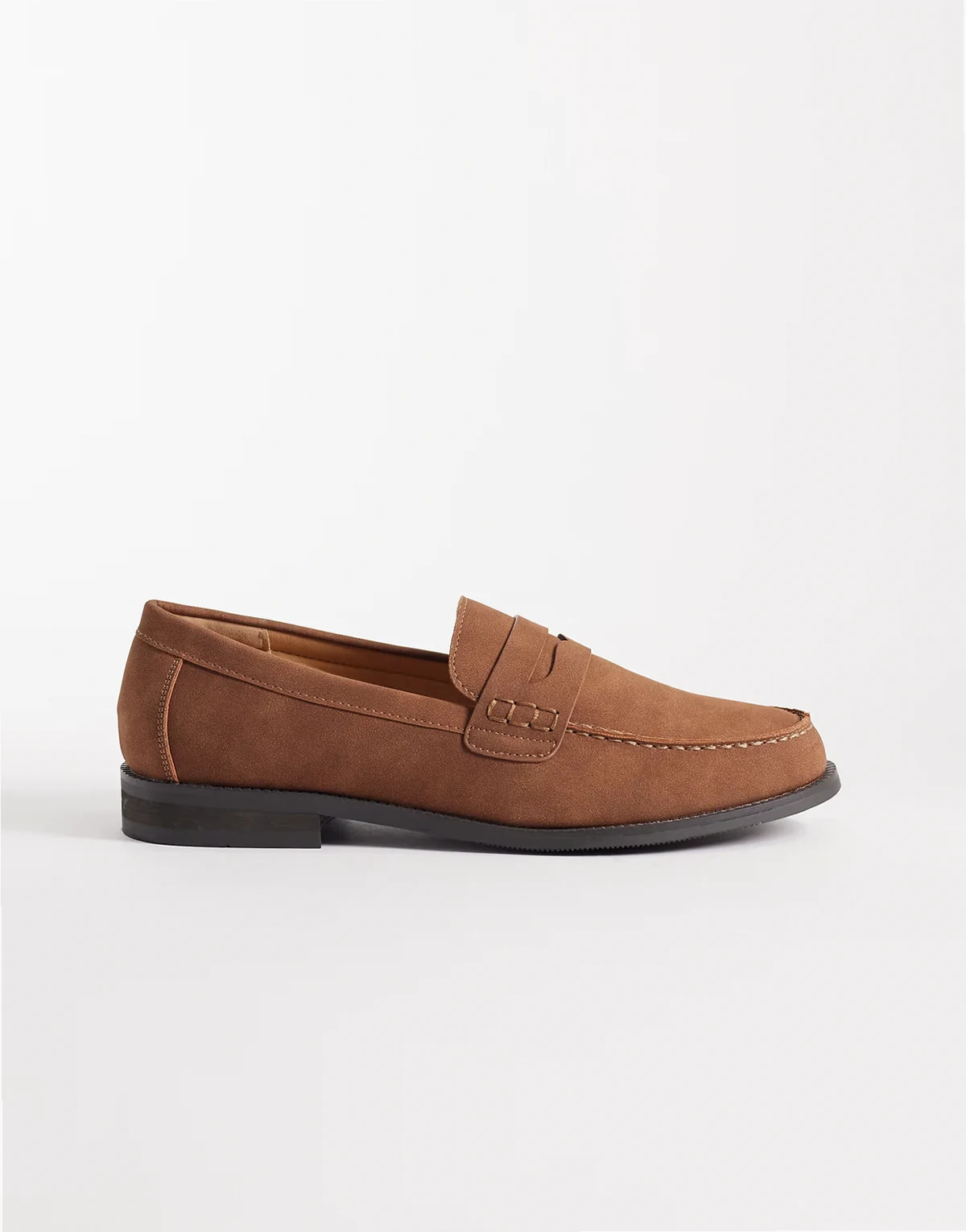 Hero loafers in mocha microsuede