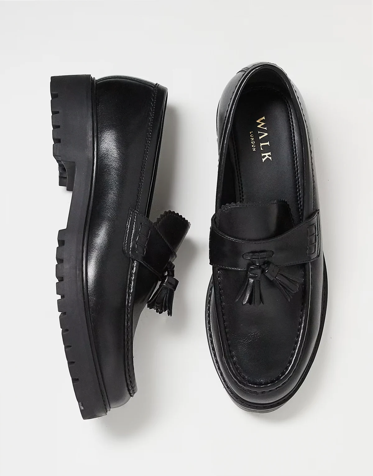 – Sean – Loafer mit Bommel in Schwarz