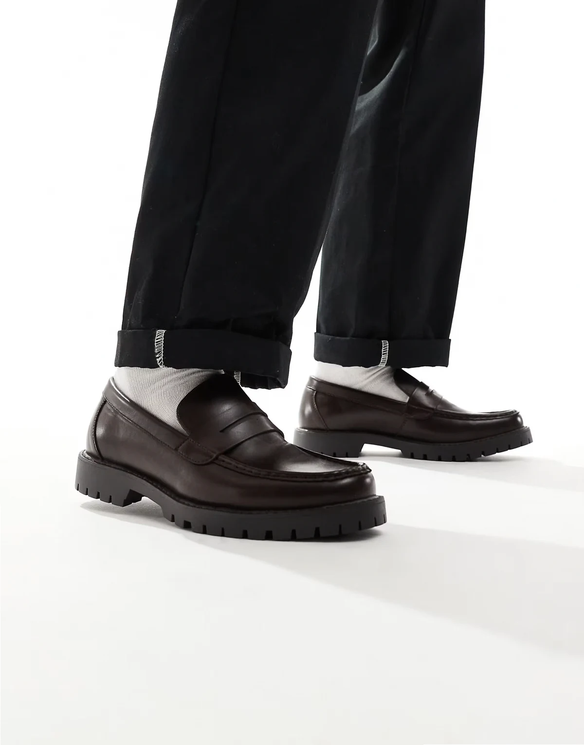 – Ravi – Loafer aus PU in Braun