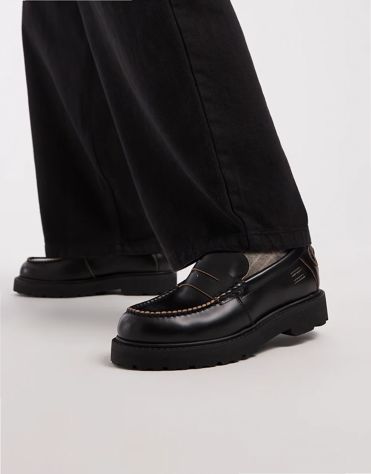 – Archive – Loafer aus echtem Leder in Schwarz