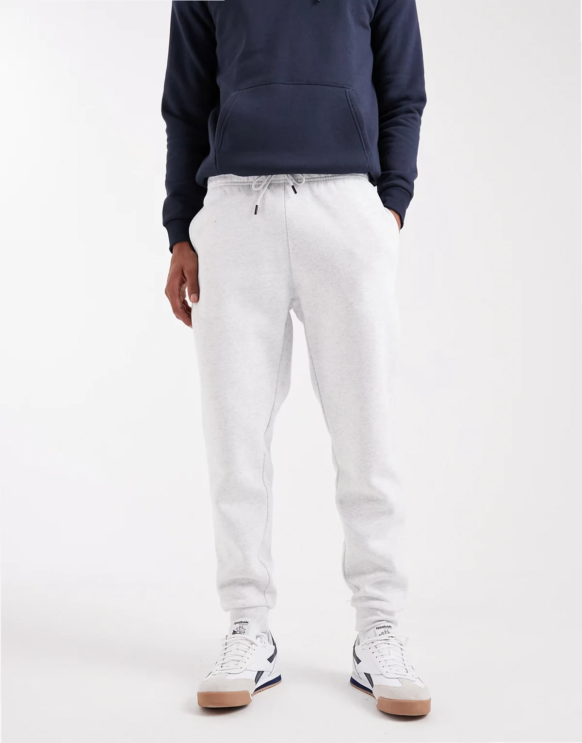 sweatpants in super light gray - part of a set