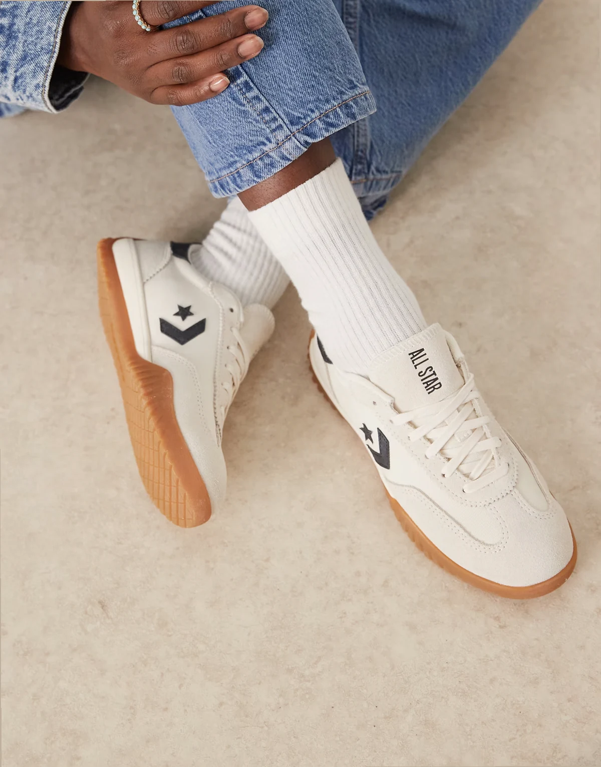 – Run Star – Buty sportowe w kolorze złamanej bieli