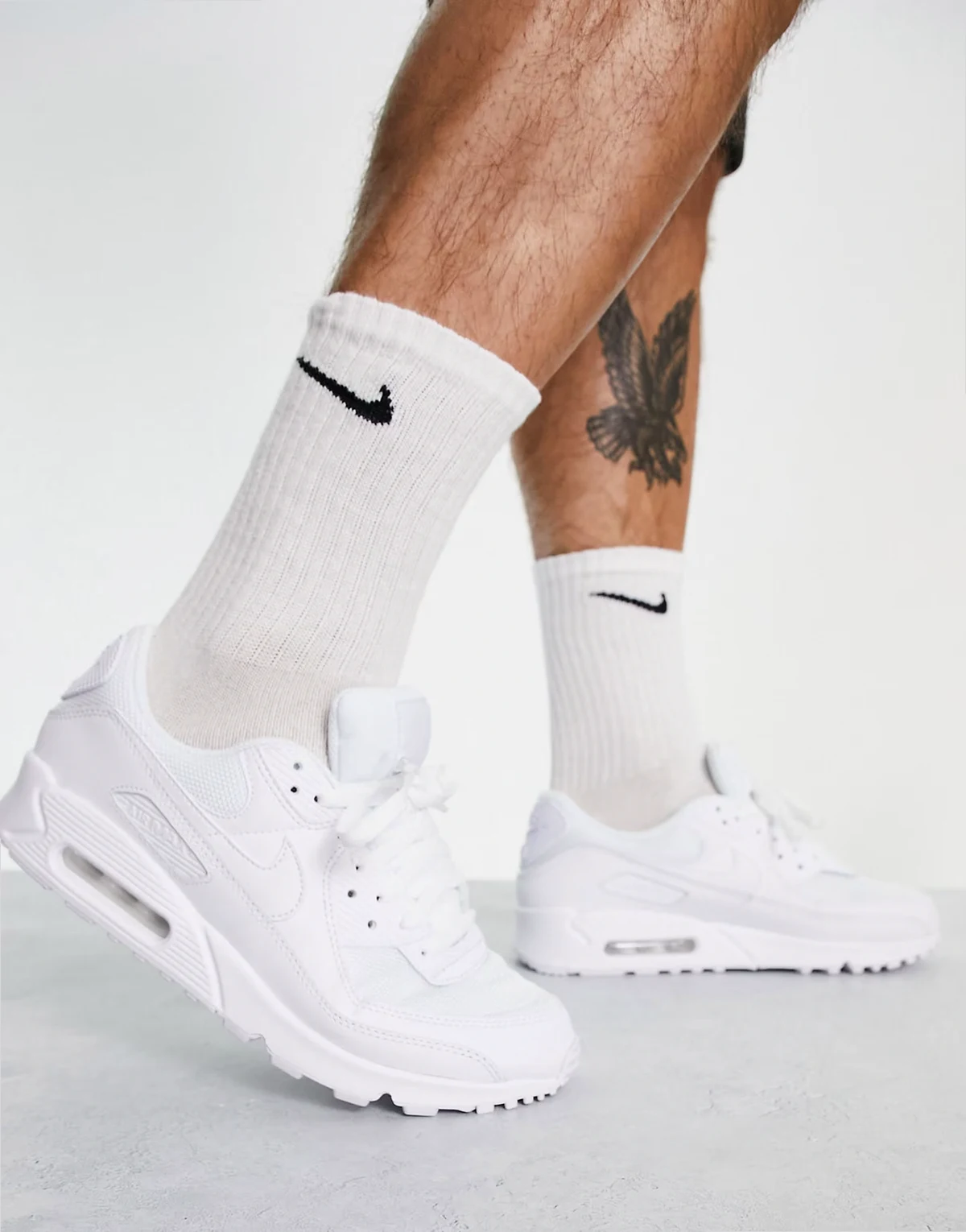Air Max 90 sneakers in triple white