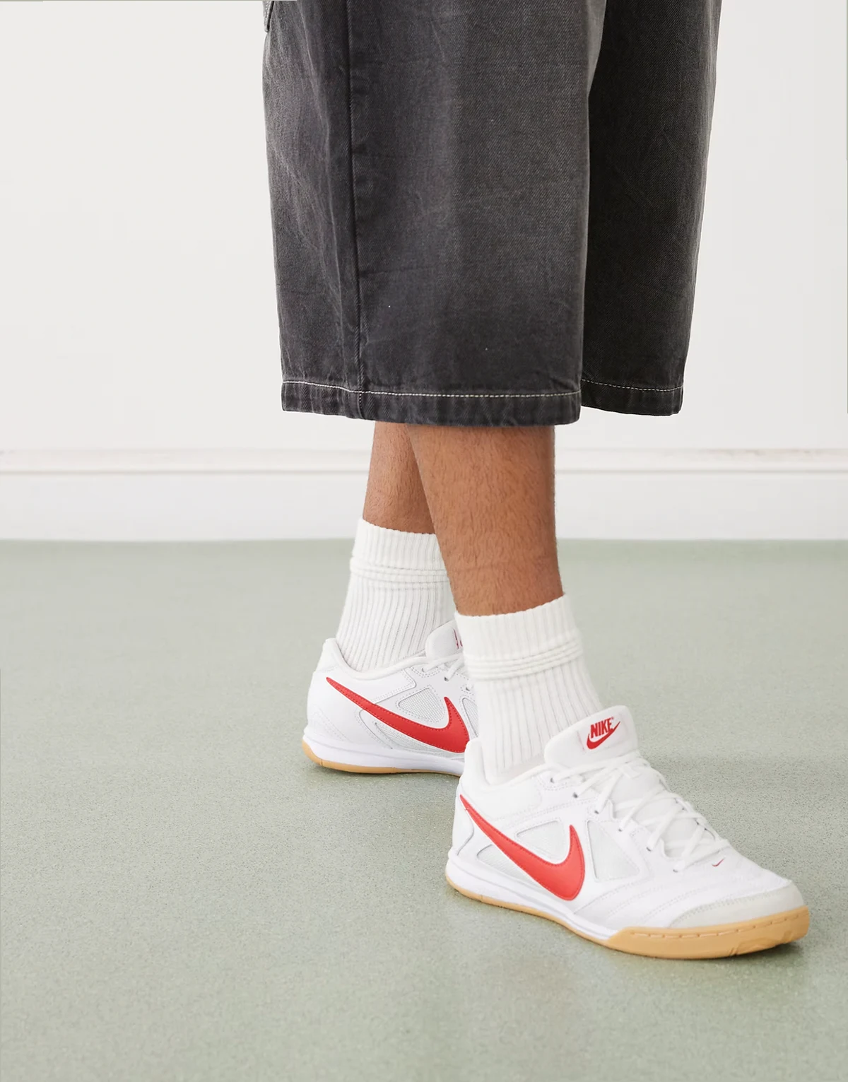 Gato sneakers in white & red