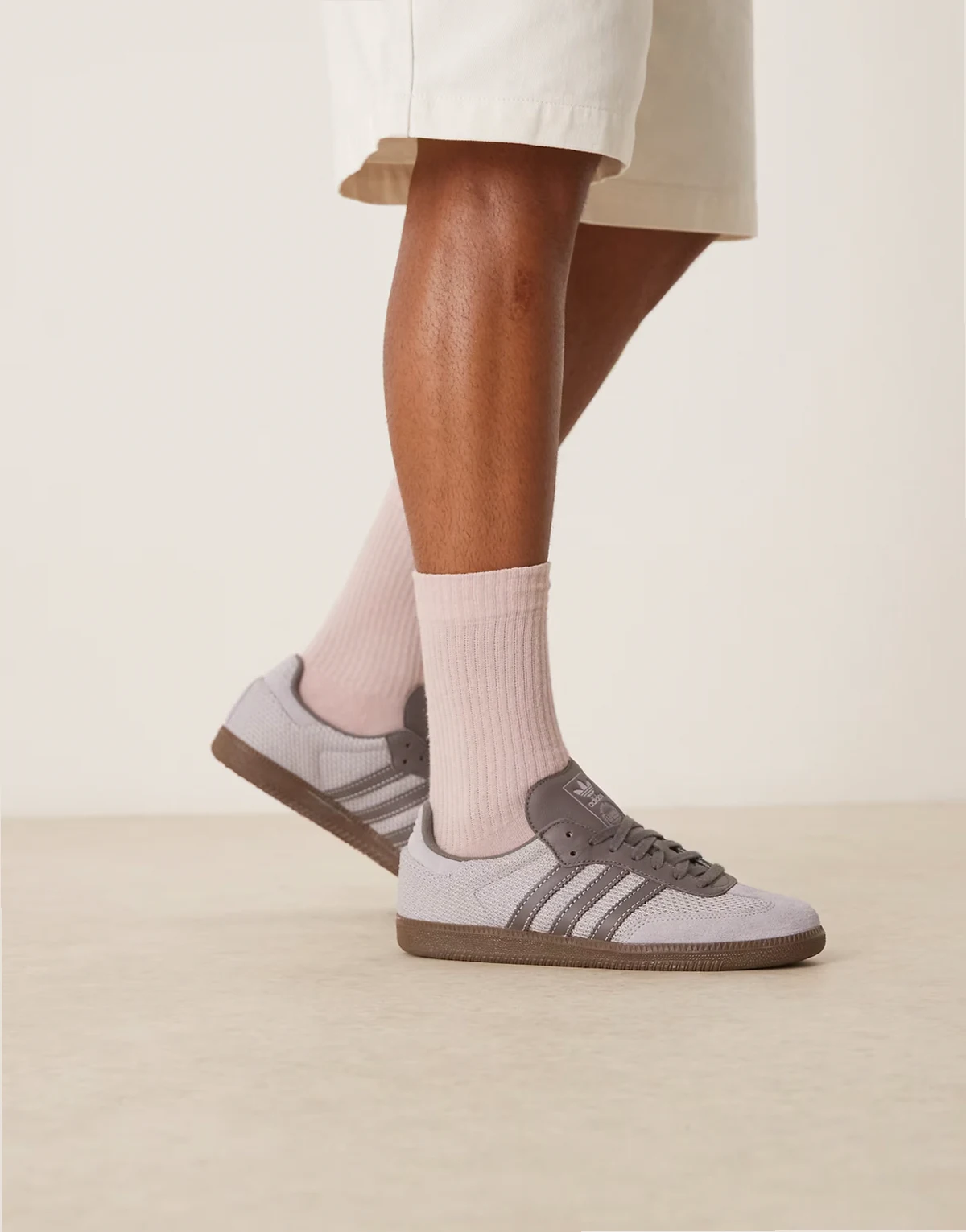 Samba OG sneakers with crochet detailling in purple