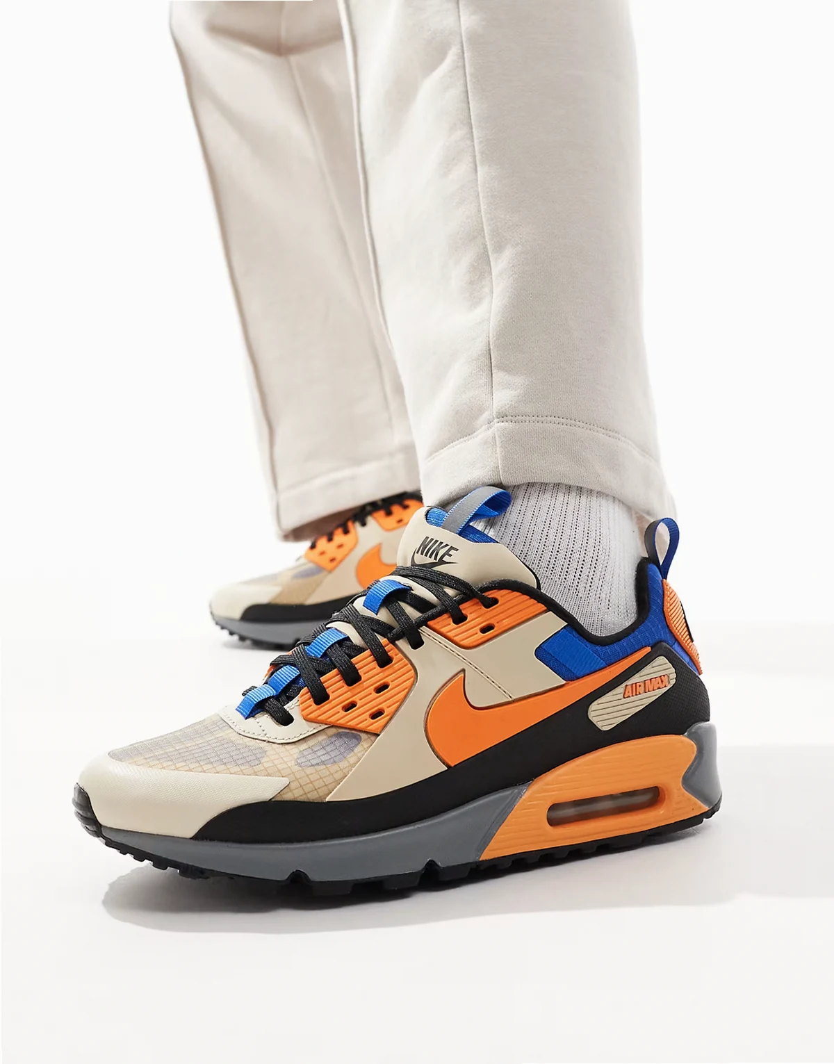 Air Max 90 Drift sneakers in beige and orange
