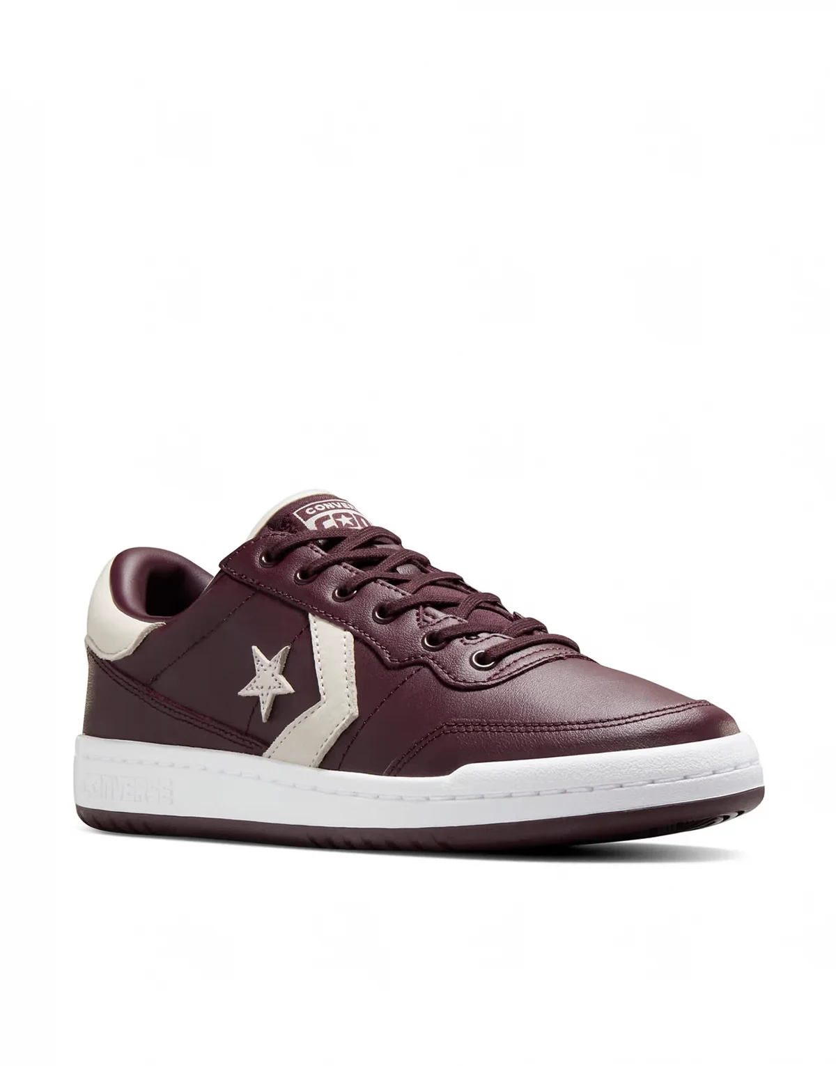 Fastbreak Pro leather and nubuck sneakers in burgundy