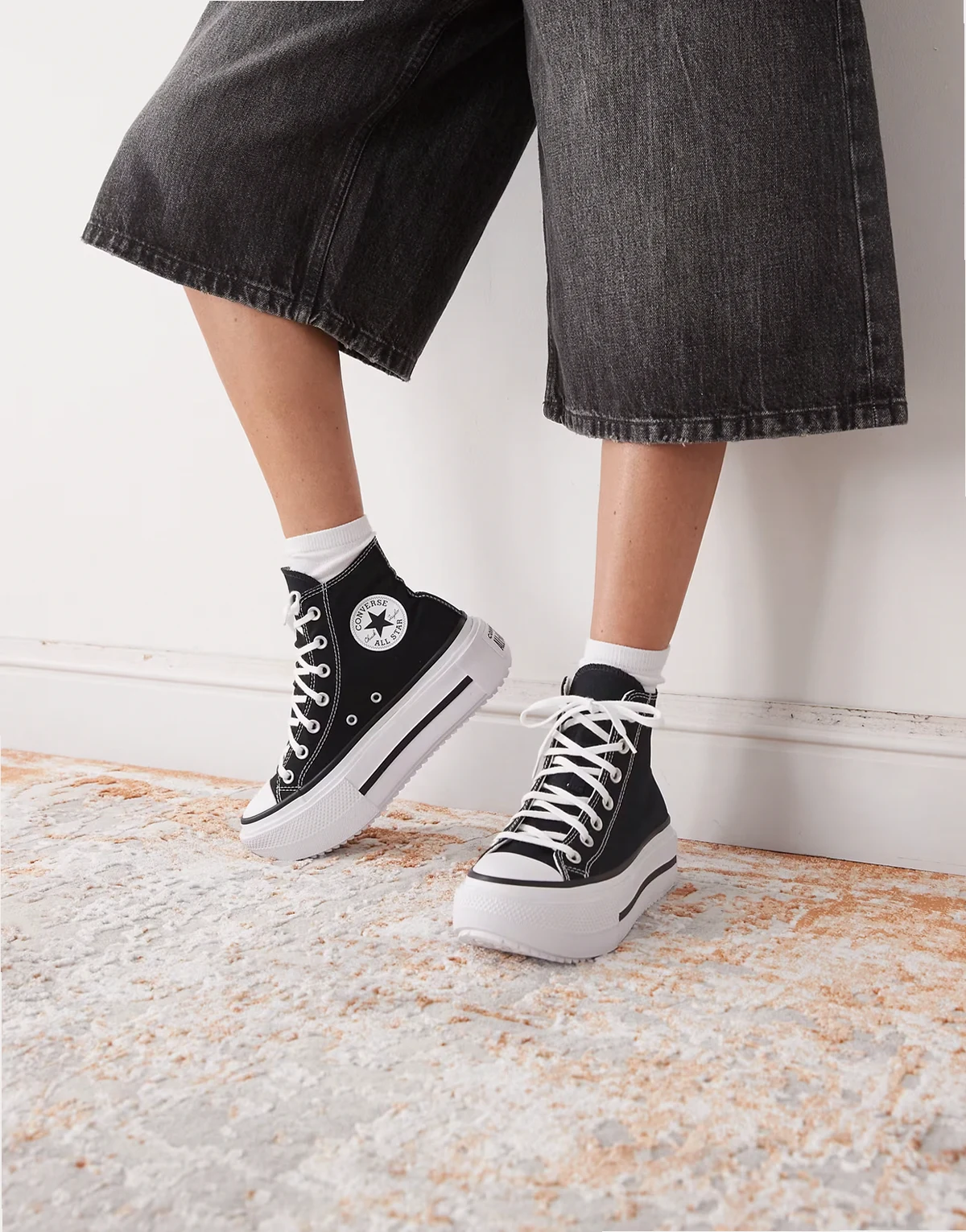 – Chuck Taylor All Star Lift Double Stack – Sneaker in Schwarz