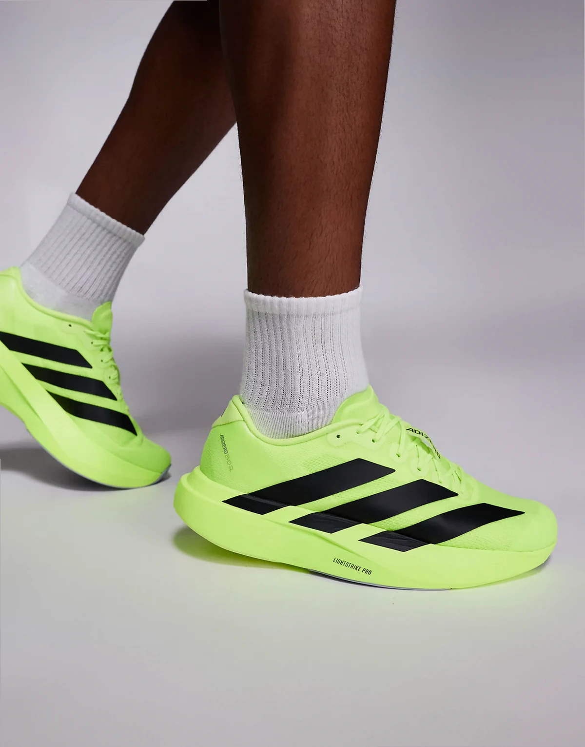 adidas Running Adizero EVO SL sneakers in bright green