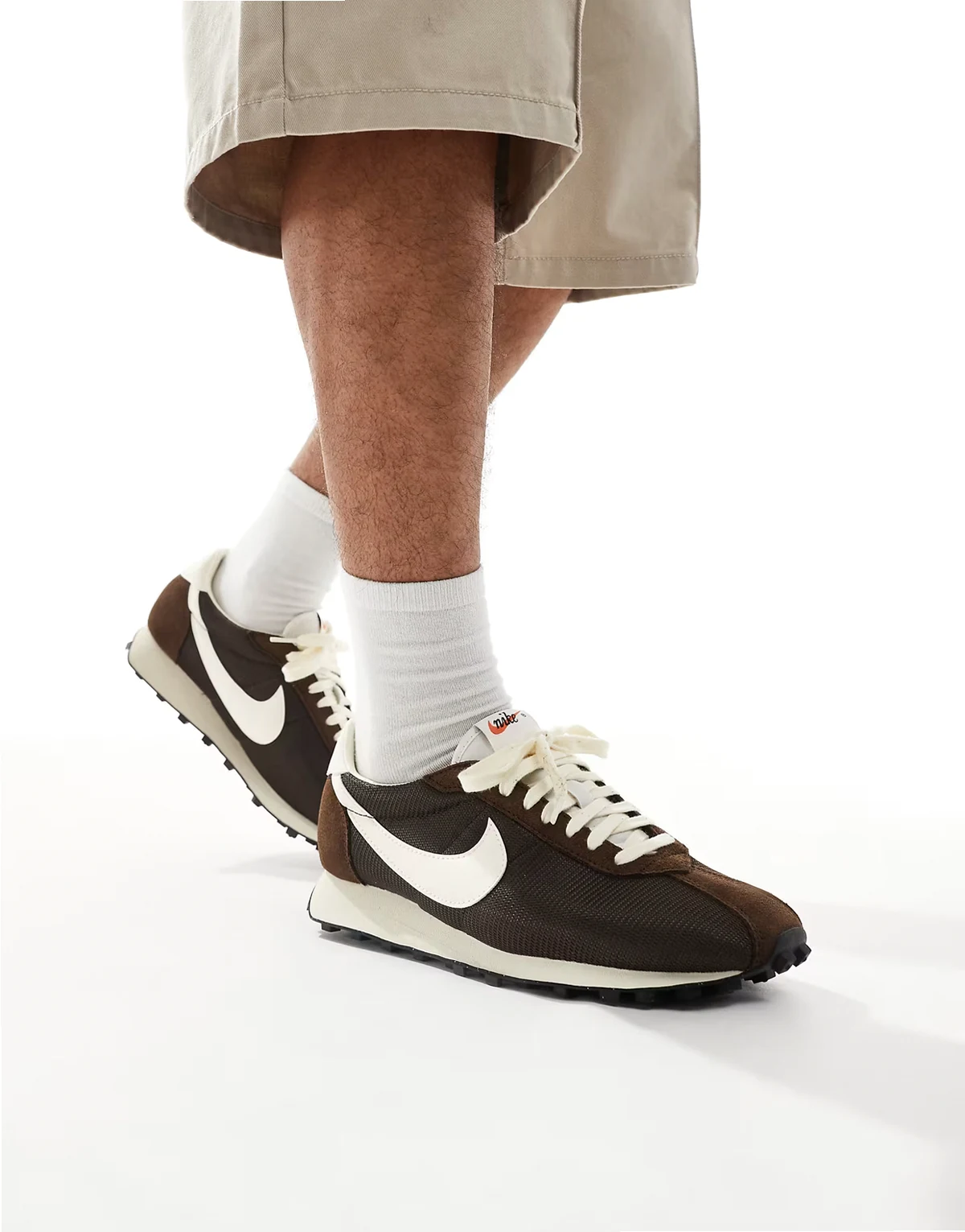 LD-1000 sneakers in brown and off-white