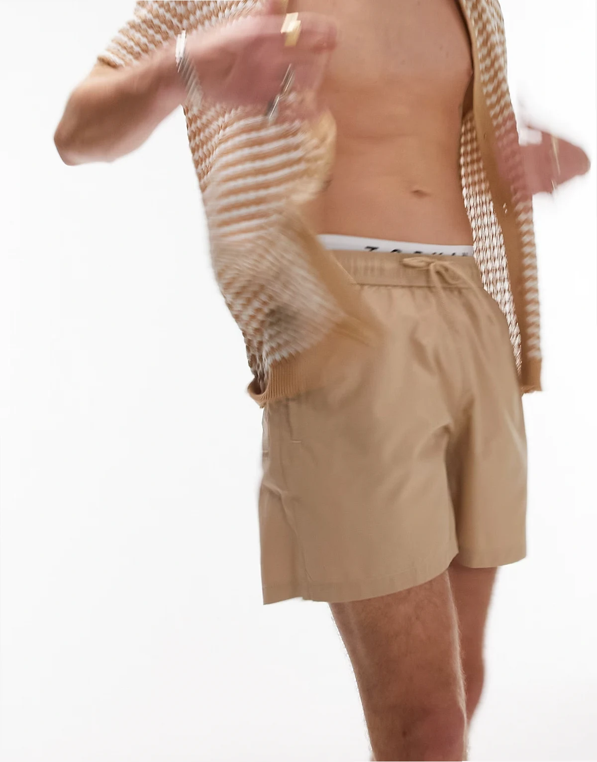 swim shorts in stone