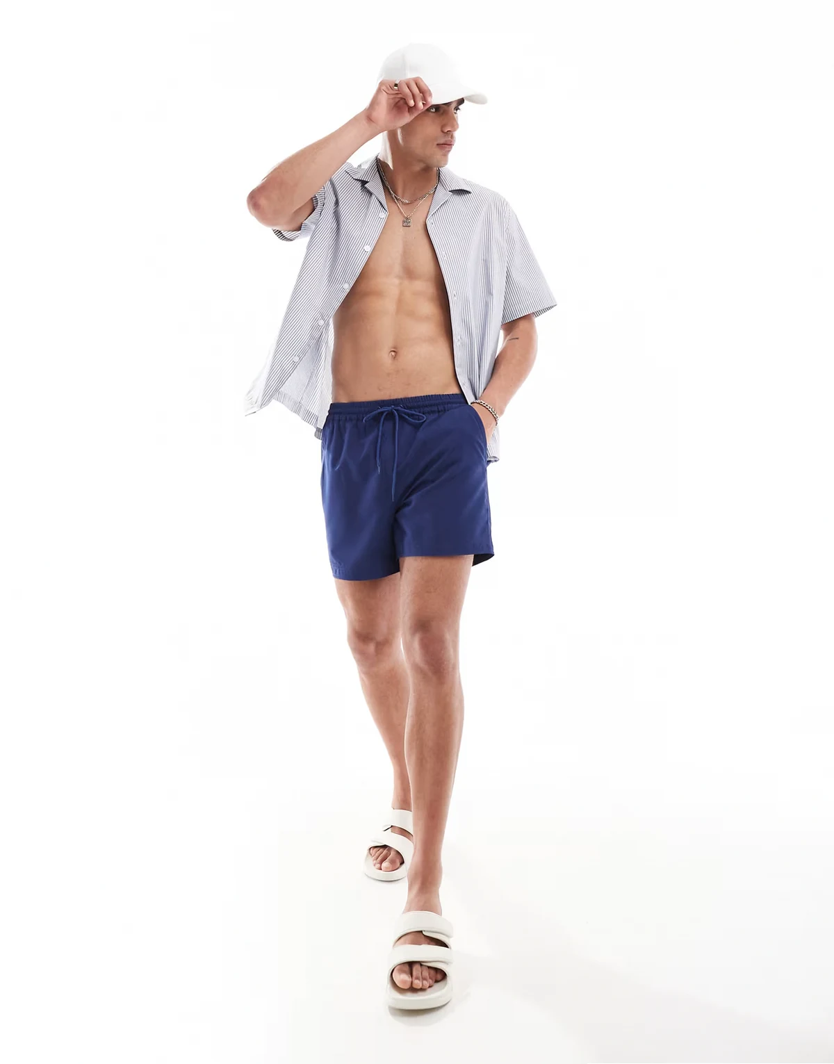 – Badeshorts in Marineblau