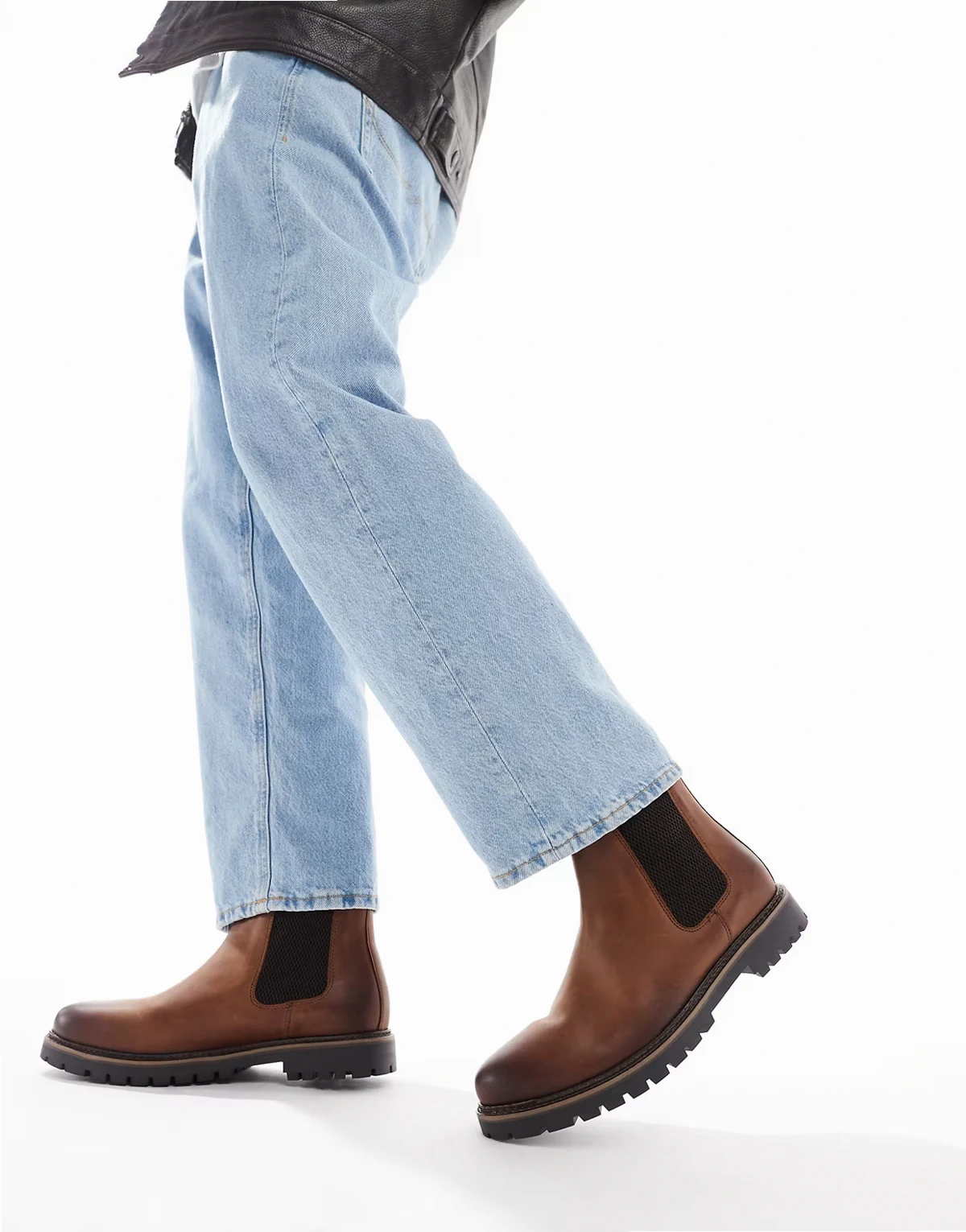 – Dawson – Chelsea-Stiefel aus braunem Leder