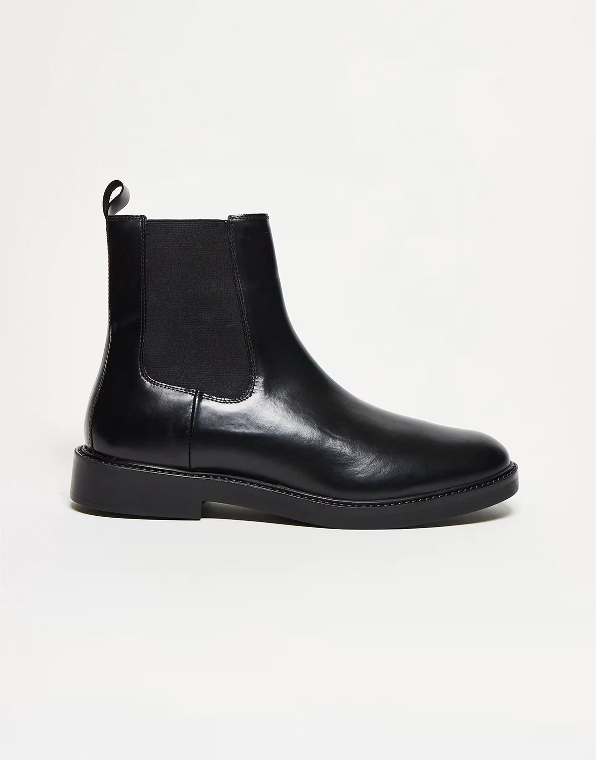 – Chelsea-Stiefel aus Polido-Leder in Schwarz